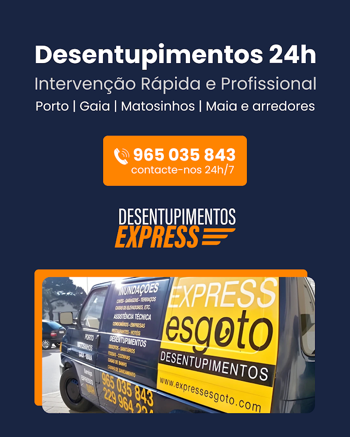 Express Esgoto - Adelino Mota Desentupimentos 24h Porto e arredores foto 3