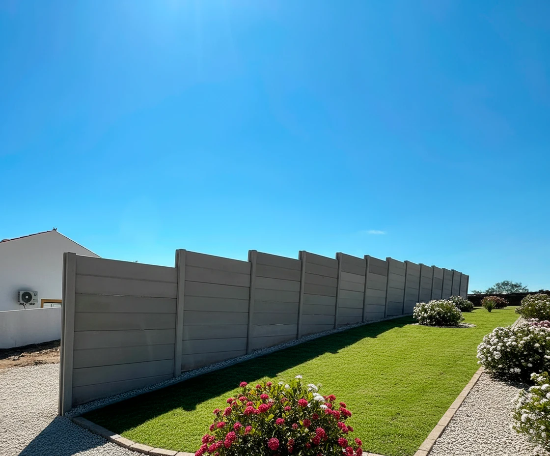Vedação modular de betão Euromuro — Beja, Évora