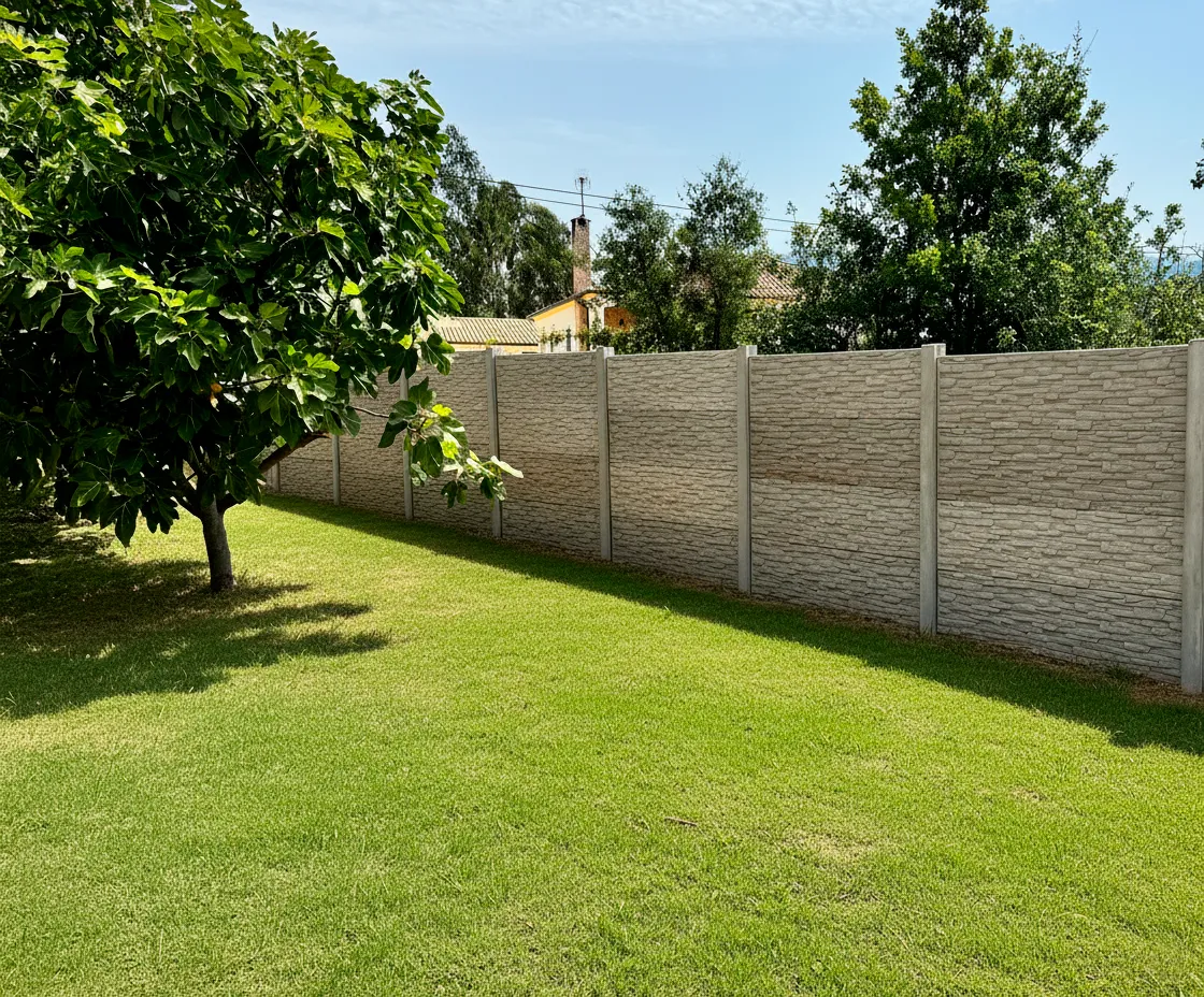 Vedação modular de betão Euromuro — Bairro Novo