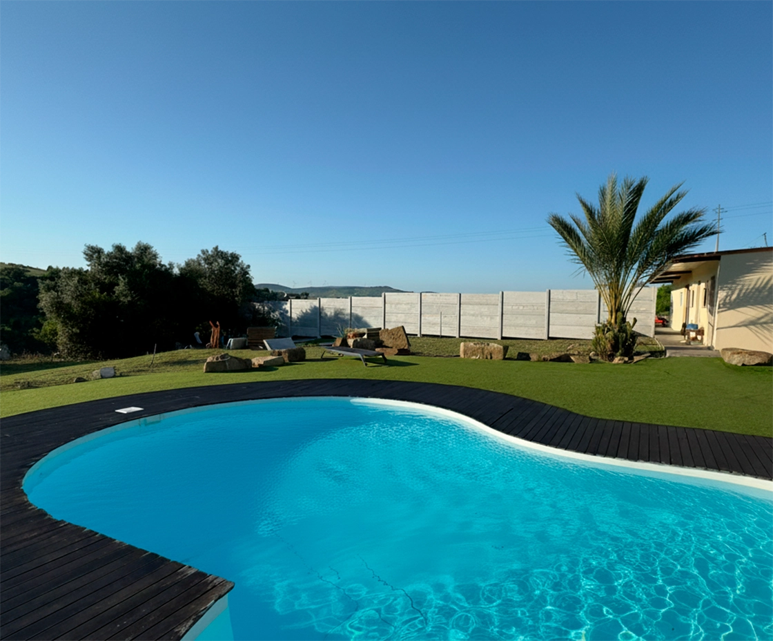 Vedação modular de betão Euromuro — Arruda dos Vinhos