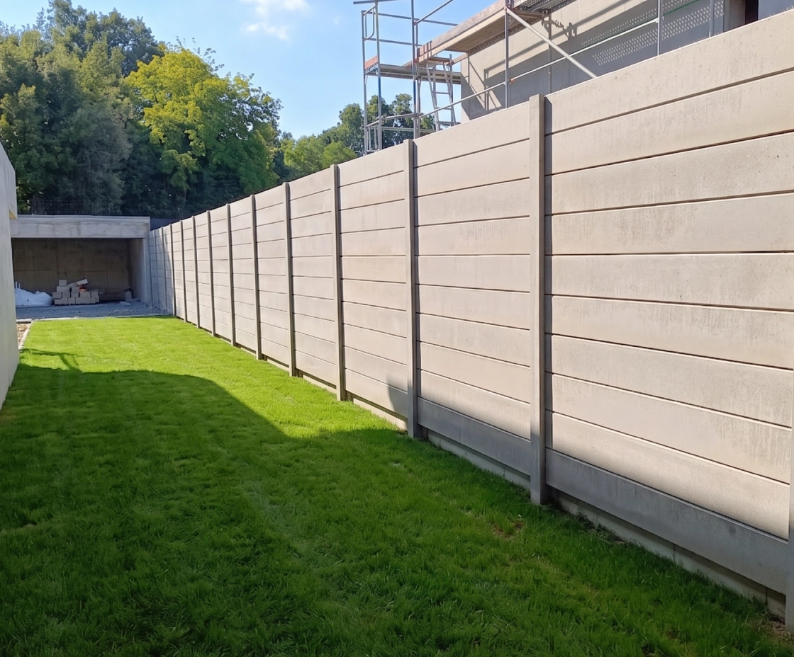 Vedação modular de betão Euromuro — Porto